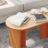 Table basse Brun cire 80 x 39,5 x 35 cm Bois de pin massif 582224582224