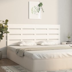 Tête de lit Blanc 120x3x80 cm Bois massif de pin 582229582229