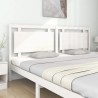 Tête de lit Blanc 205,5x4x100 cm Bois massif de pin 582230582230
