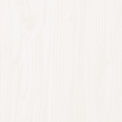 Tête de lit Blanc 205,5x4x100 cm Bois massif de pin 582230582230