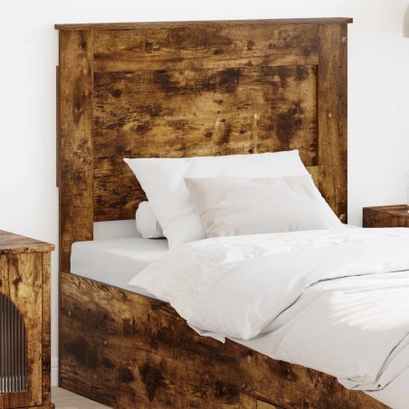Tête de lit avec tête de lit Chêne fumé 90 cm Bois d'ingénierie 582240582240