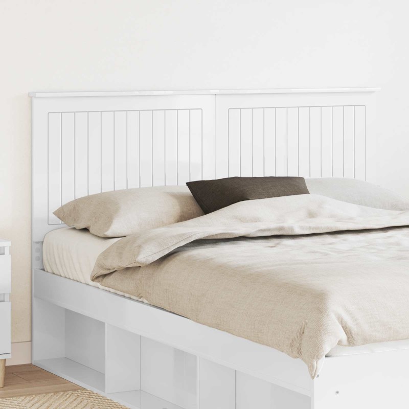 Tête de lit Blanc Brillant 150 cm Bois d'ingénierie 582241582241