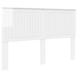 Tête de lit Blanc Brillant 150 cm Bois d'ingénierie 582241582241