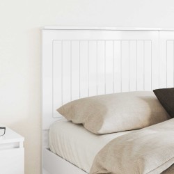 Tête de lit Blanc Brillant 150 cm Bois d'ingénierie 582241582241