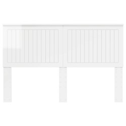 Tête de lit Blanc Brillant 150 cm Bois d'ingénierie 582241582241