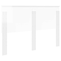 Tête de lit Blanc Brillant 150 cm Bois d'ingénierie 582241582241