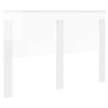 Tête de lit Blanc Brillant 150 cm Bois d'ingénierie 582241582241