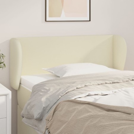 Tête de lit avec oreilles Crème 103x23x78/88 cm Similicuir 582243582243