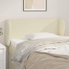 Tête de lit avec oreilles Crème 103x23x78/88 cm Similicuir 582243582243