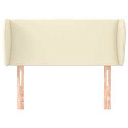 Tête de lit avec oreilles Crème 103x23x78/88 cm Similicuir 582243582243