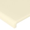 Tête de lit avec oreilles Crème 103x23x78/88 cm Similicuir 582243582243