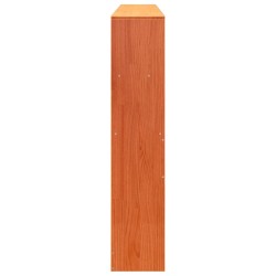 Tête de lit avec rangement cire marron 180cm bois massif de pin 582247582247