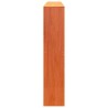 Tête de lit avec rangement cire marron 180cm bois massif de pin 582247582247