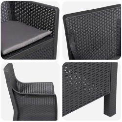 Fauteuil Anthracite PP 582248582248