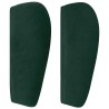 Tête de lit avec oreilles Vert foncé 83x23x78/88 cm Velours 582250582250