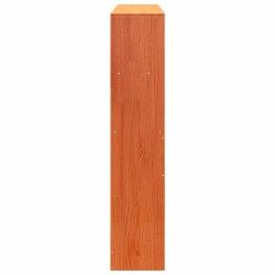 Tête de lit avec rangement cire marron 140cm bois massif de pin 582253582253