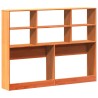 Tête de lit avec rangement cire marron 140cm bois massif de pin 582253582253