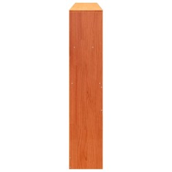 Tête de lit avec rangement cire marron 200cm bois massif de pin 582254582254