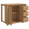Chariot de cuisine PANAMA 2 pcs Cire de Miel 112 x 77 x 90 cm 582257582257