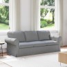 Canapé Gris clair 215 x 82 x 80 cm tissu 582266582266
