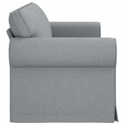 Canapé Gris clair 215 x 82 x 80 cm tissu 582266582266