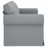 Canapé Gris clair 215 x 82 x 80 cm tissu 582266582266