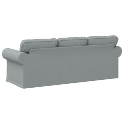 Canapé Gris clair 215 x 82 x 80 cm tissu 582266582266