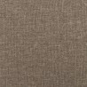 Tête de lit avec oreilles Taupe 203x16x118/128 cm Tissu 582275582275