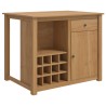 Chariot de cuisine PANAMA 2 pcs Cire de Miel 112 x 77 x 90 cm 582279582279