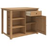Chariot de cuisine PANAMA 2 pcs Cire de Miel 112 x 77 x 90 cm 582281582281