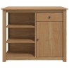 Chariot de cuisine PANAMA 2 pcs Cire de Miel 112 x 77 x 90 cm 582281582281