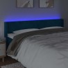 Tête de lit à LED Bleu foncé 203x16x78/88 cm Velours 582289582289