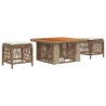 Ensemble de salle à manger pour jardin 3 pcs Beige et crème 582297582297