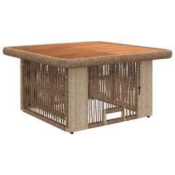 Ensemble de salle à manger pour jardin 3 pcs Beige et crème 582297582297