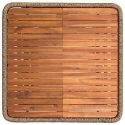 Ensemble de salle à manger pour jardin 3 pcs Beige et crème 582297582297