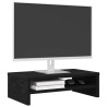 Support pour écran en chêne noir 42 x 24 x 13 cm bois composite 582299582299