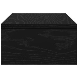 Support pour écran en chêne noir 42 x 24 x 13 cm bois composite 582299582299