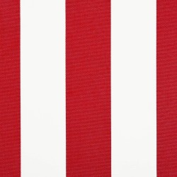 Toile de rechange pour auvent Rouge et Blanc 500 × 350 cm 582301582301