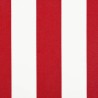 Toile de rechange pour auvent Rouge et Blanc 500 × 350 cm 582301582301