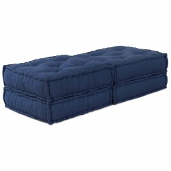 Unité de canapé modulaire 2 pcs Indigo 140 x 70 x 36 cm Tissu 582303582303