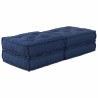 Unité de canapé modulaire 2 pcs Indigo 140 x 70 x 36 cm Tissu 582303582303