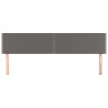 Têtes de lit Gris 200x5x78/88 cm Similicuir 582308582308