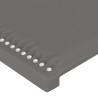 Têtes de lit Gris 200x5x78/88 cm Similicuir 582308582308