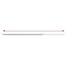 Tringles à rideau 2 pcs blanc et argenté 60-105 cm aluminium 582313582313