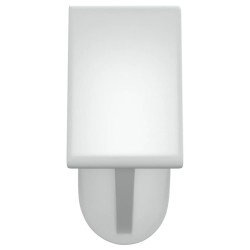 Tringles à rideau 2 pcs blanc et argenté 60-105 cm aluminium 582313582313
