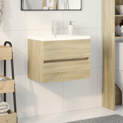Ensemble de meubles de bain 2pcs céramique et bois d'ingénierie 582320582320