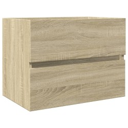 Ensemble de meubles de bain 2pcs céramique et bois d'ingénierie 582320582320