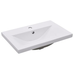 Ensemble de meubles de bain 2pcs céramique et bois d'ingénierie 582320582320
