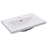 Ensemble de meubles de bain 2pcs céramique et bois d'ingénierie 582320582320