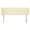 Tête de lit avec oreilles Crème 147x23x78/88 cm Similicuir 582321582321
